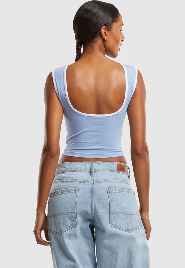  Ladies Contrast Cropped -5