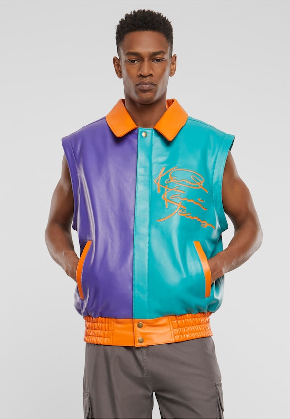 Metal Plate Block Leather -5