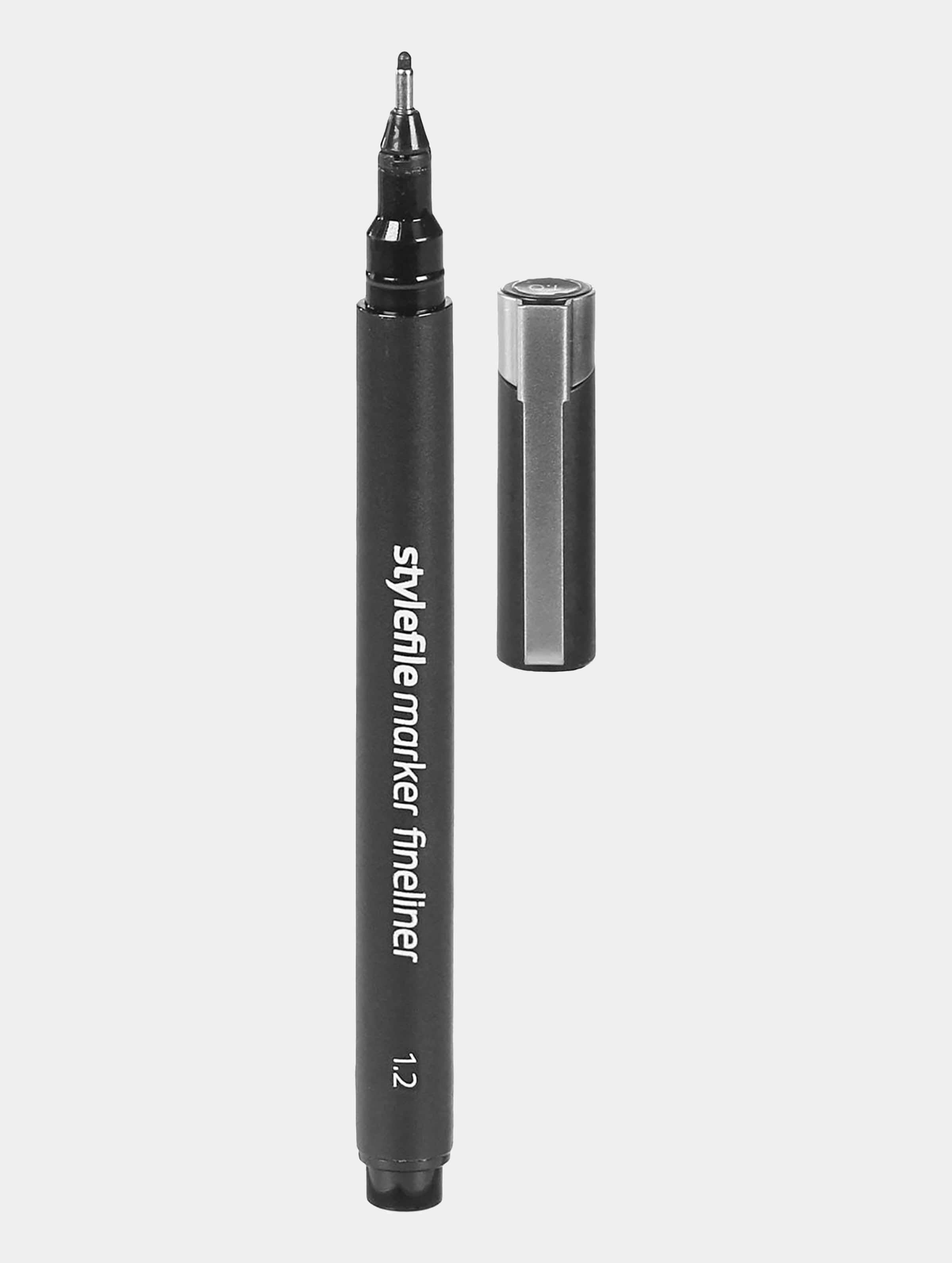 Stylefile Marker Fineliner single Unisex op kleur zwart, Maat 005_MM