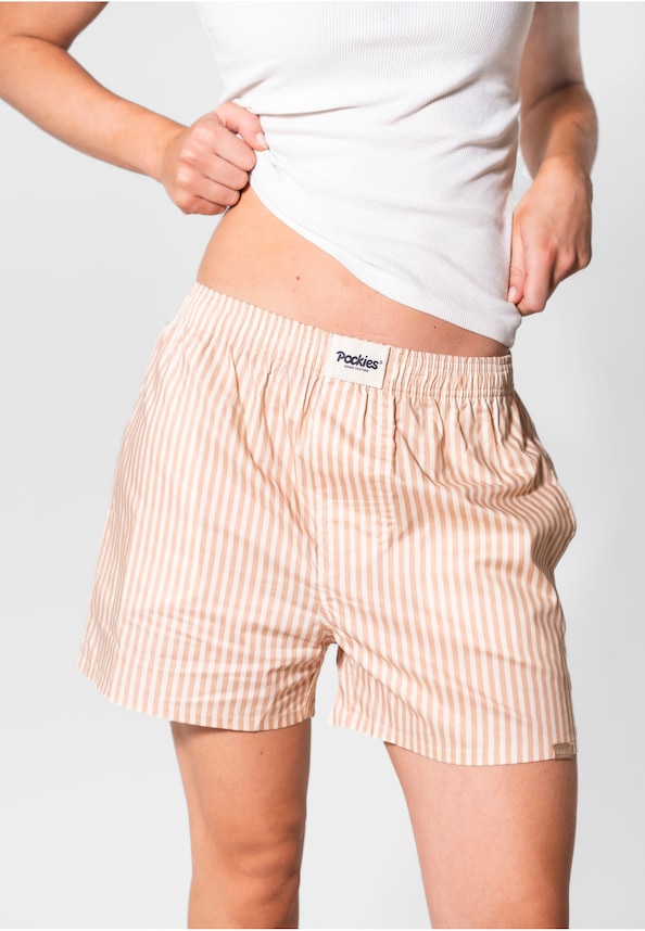 Sand Striped - Boyfriend Boxers-3