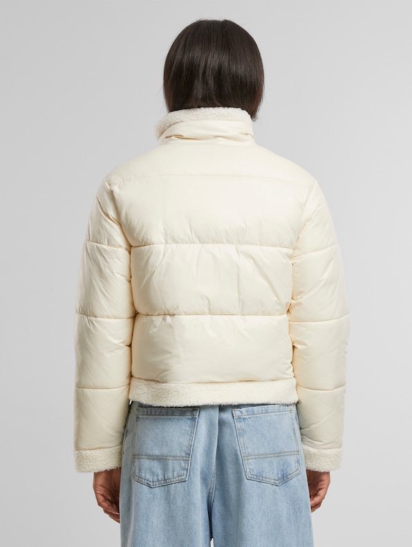 Ladies Recycled Shiny Sherpa-1