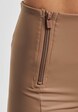 WRUP Vegan Leather Damen Push Up High Waist Cropped Wide Leg -4