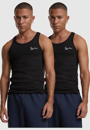 KM242-043-3 Karl Kani Chest Signature Essential Waffle Tanktop 2 Pack