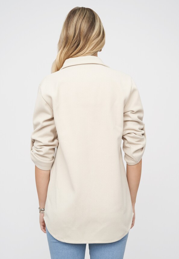 Turn-Up Overshirt with buttons-1