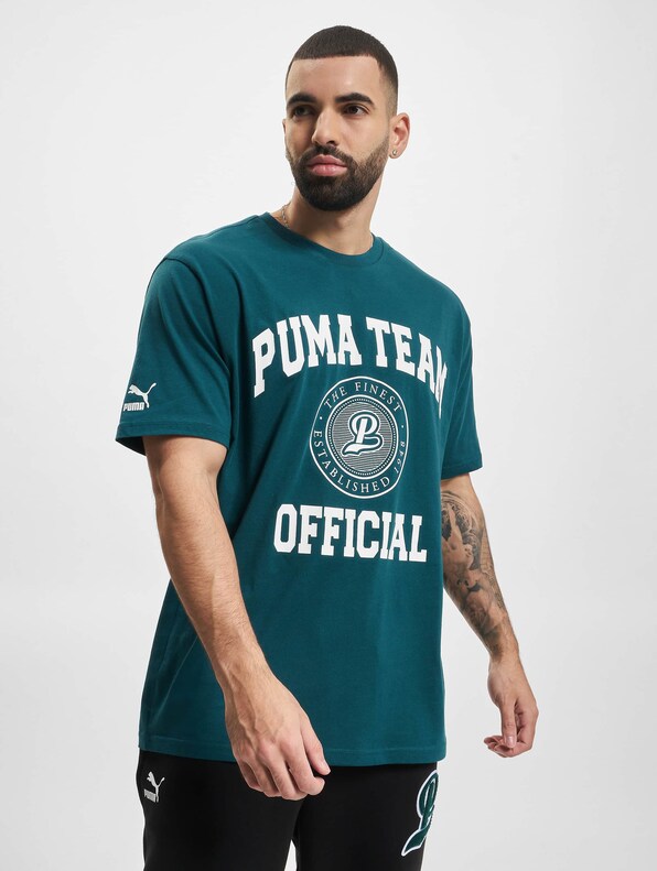 Puma Team Graphic T-Shirt Varsity-0