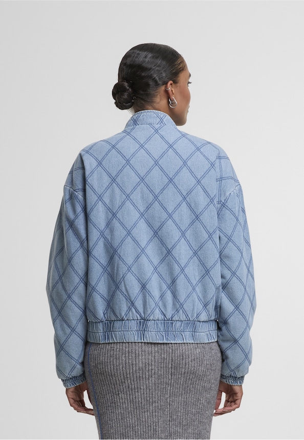 NMCLAIRE QUILT DENIM JACKET-1