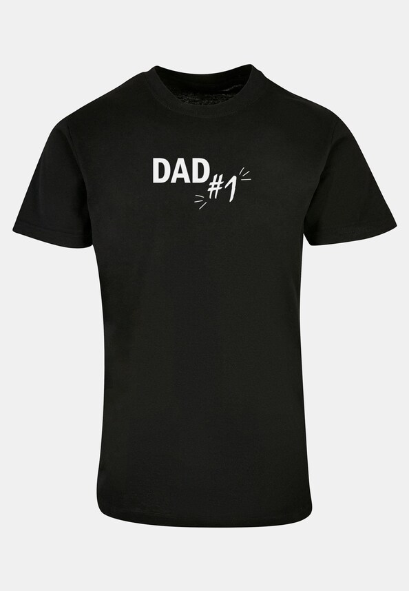 Fathers Day - Dad number 1 Basic round neck-2