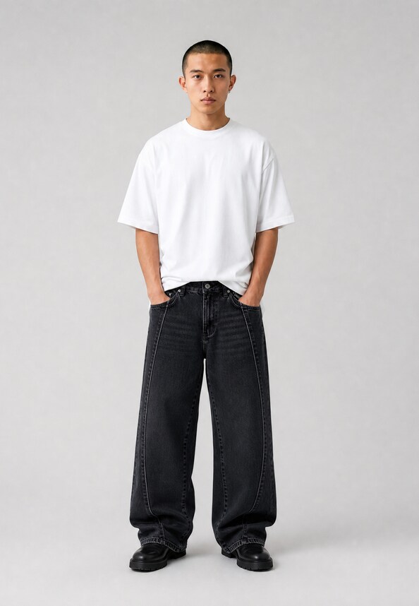 VERVE BAGGY JEANS-2