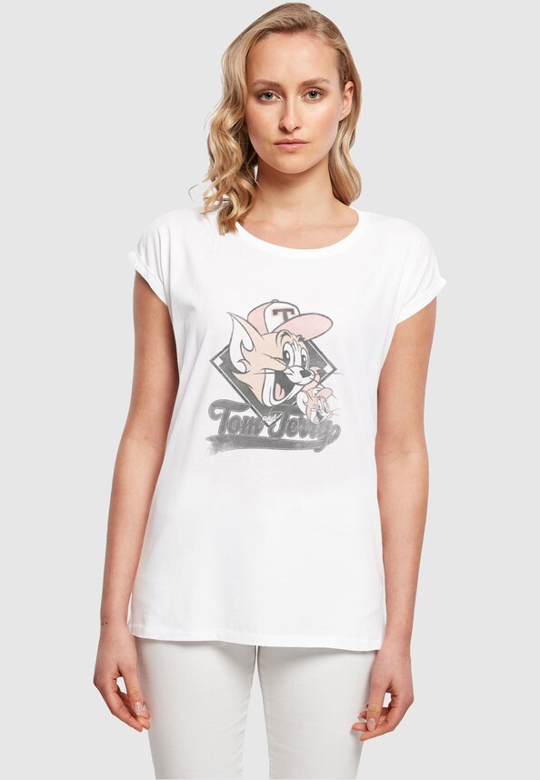 Ladies Tom and Jerry - Baseball Caps T-Shirt-0