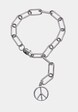 Y Chain Peace Pendant More-1