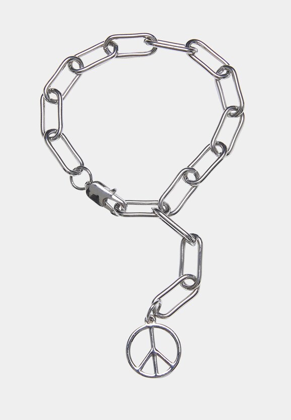 Y Chain Peace Pendant More-1