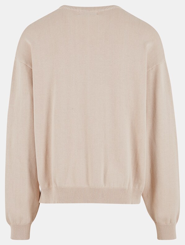 Logo Mesh Knit Sweater-5