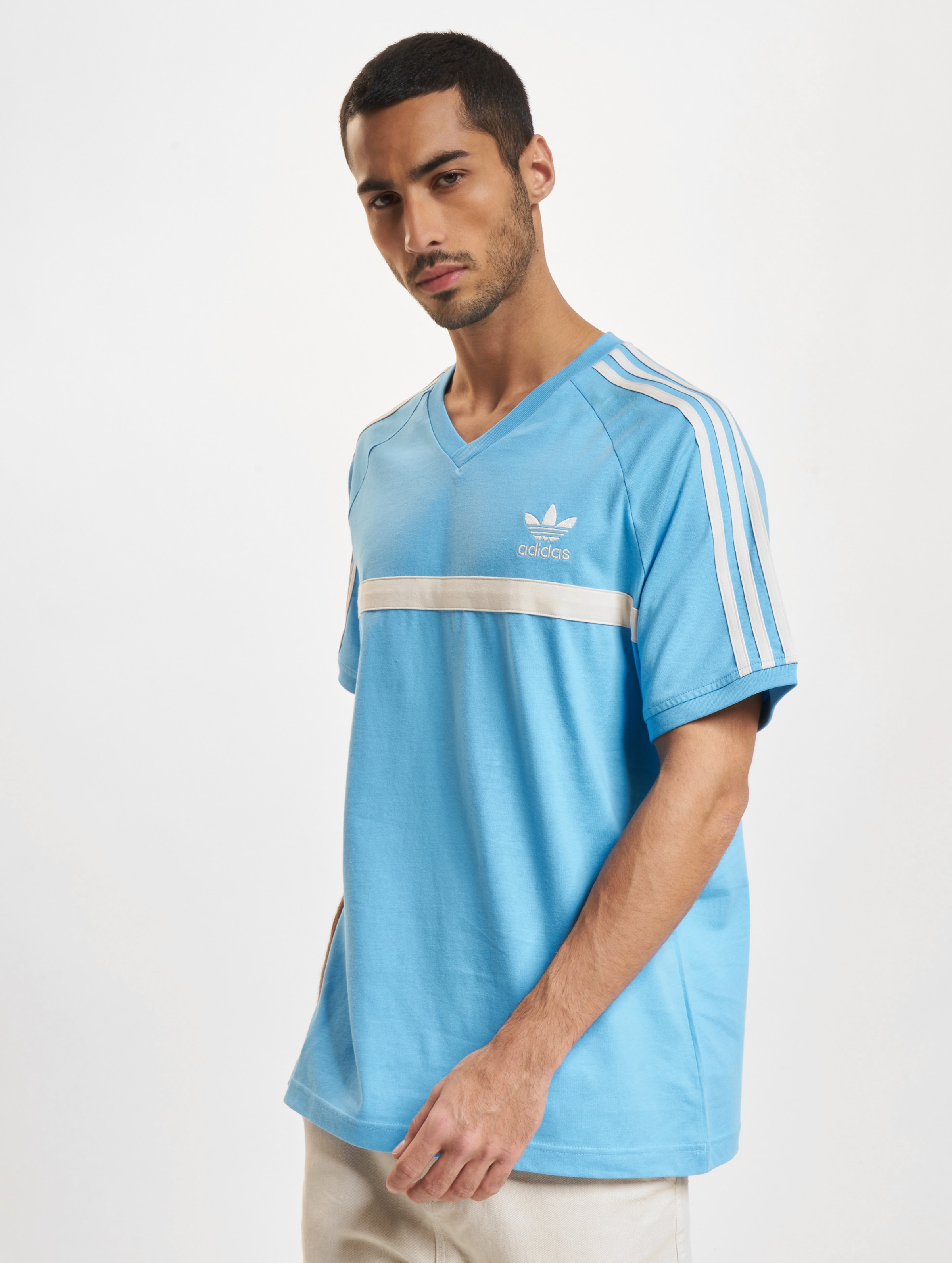adidas Originals Panel T-Shirt Mannen op kleur blauw, Maat XL