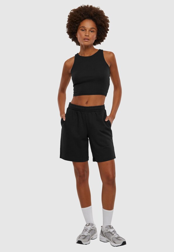 Ladies Organic Terry Bermuda Pants-3