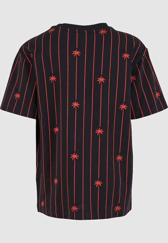 Signature Palm Pinstripe T-Shirt Junior-1