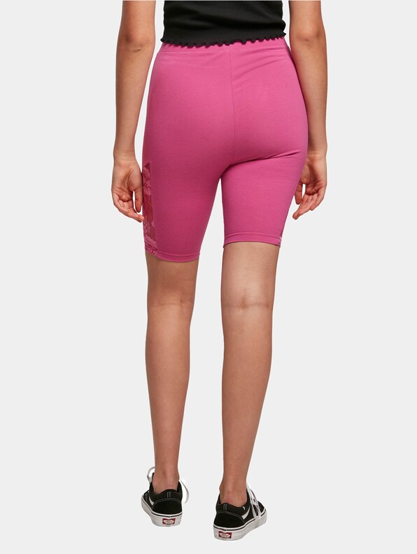 High Waist Lace Inset Cycle-6