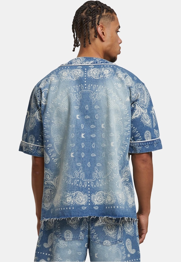 Kani Paisley Denim Baseball-1