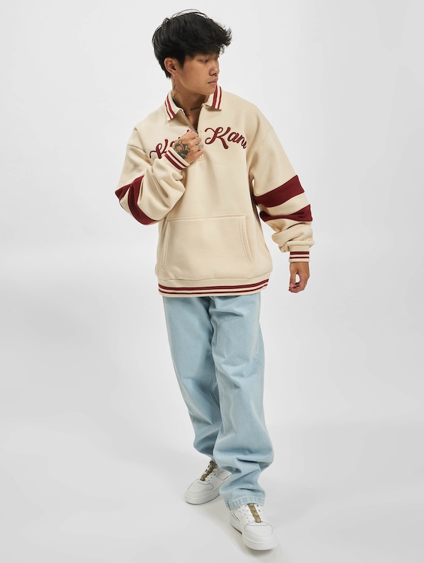 Script Half Zip Polo Jumper-5