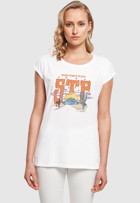 Ladies Stone Temple Pilots - Desert Highway T-Shirt-0