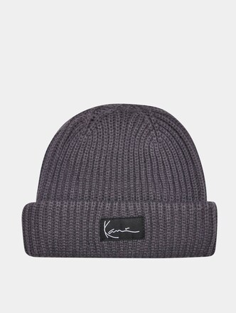 KA223-008-14 Signature Fisherman Beanie anthracite