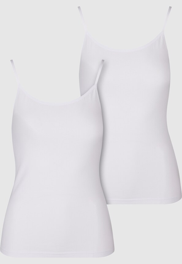 Ladies Basic Tank Top Cotton  2-Pack-8