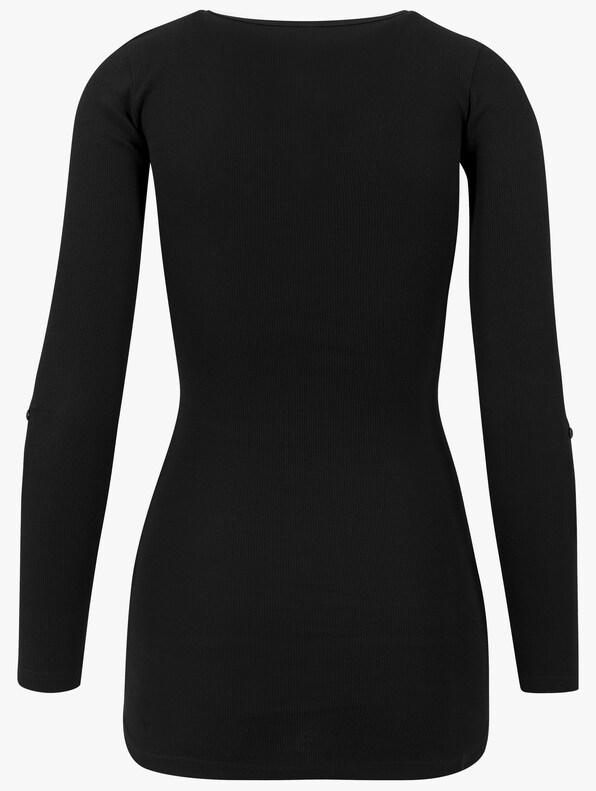  Ladies Long Rib Pocket Turnup-8