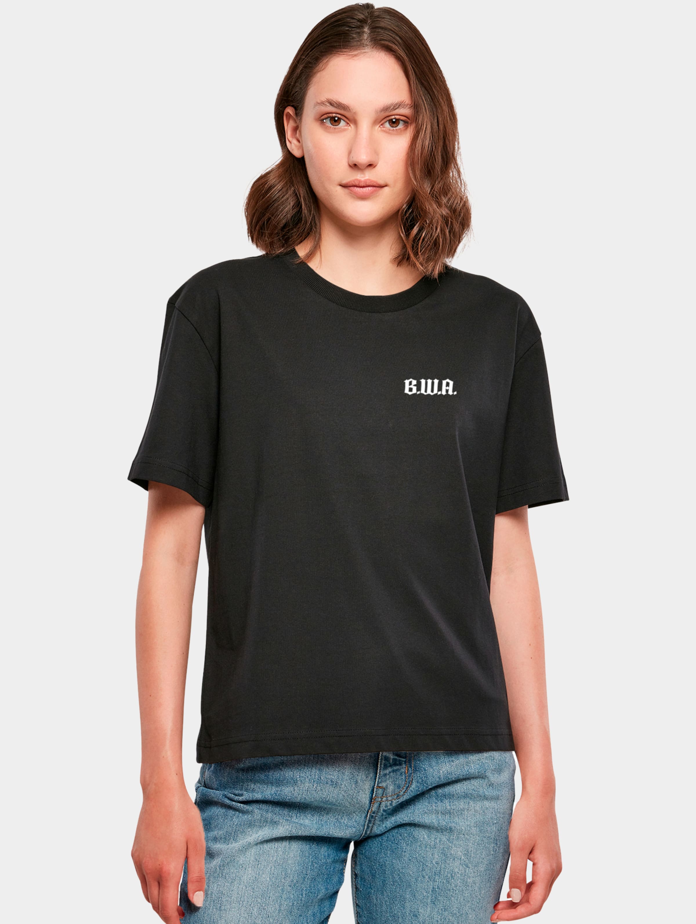 Miss Tee BWA T-Shirts Frauen,Unisex op kleur zwart, Maat S