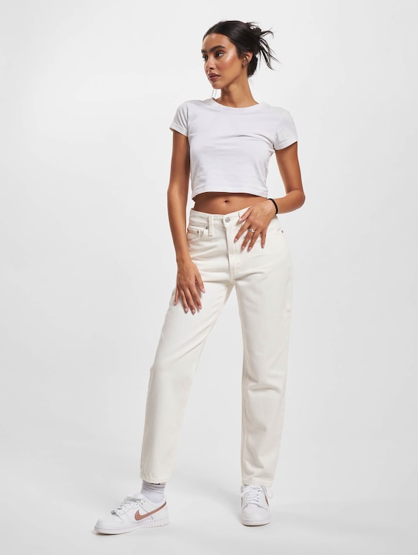 80s Mom Women's Jeans - White