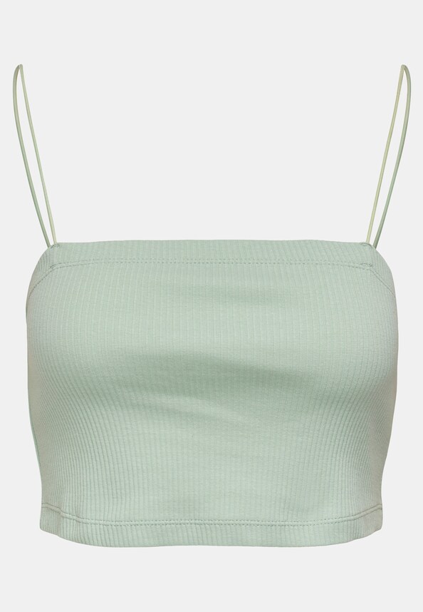 ONLY Damen Ribbed Crop Top-0