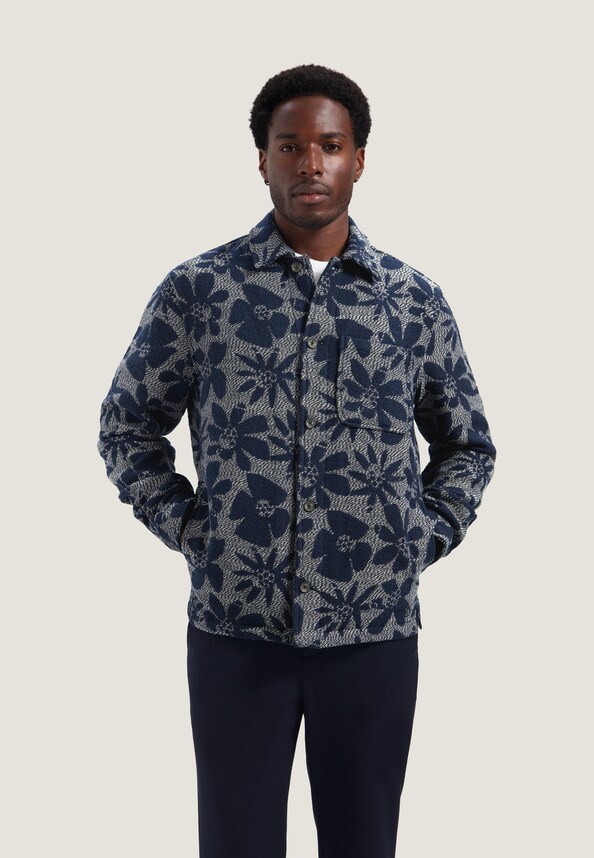 Lino Damast Overshirt-3