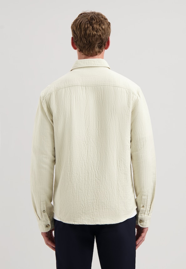 Otes Overshirt Seersucker Slub Weave-1