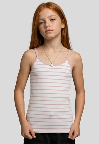 Girls Striped Rib Basic