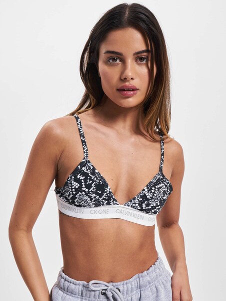 CALVIN KLEIN UNDERWEAR: CK ONE UNLINED BRALETTE SNAKE PRINT – 85