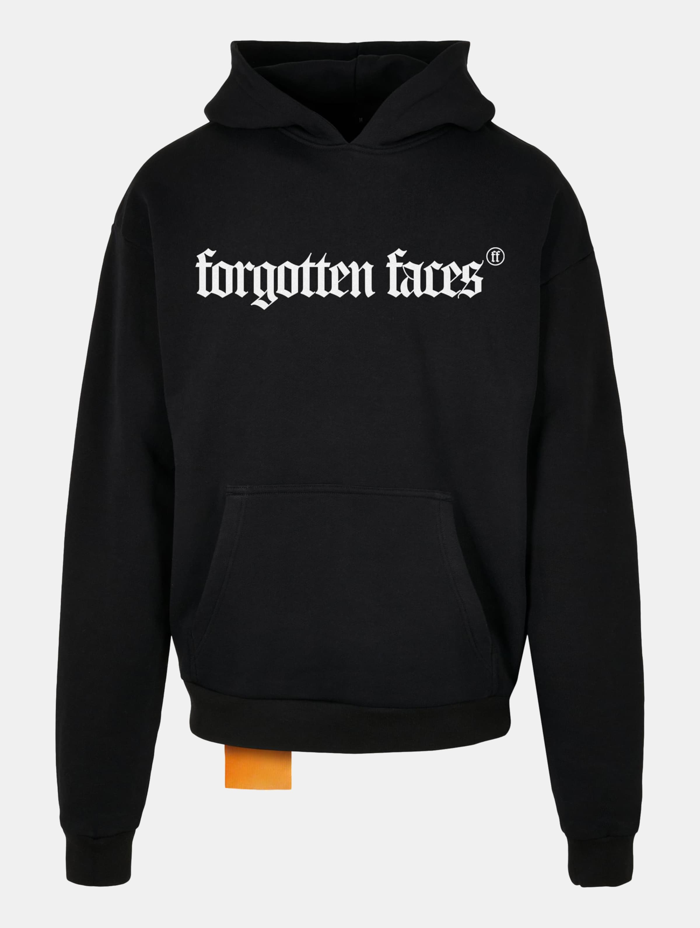 Forgotten Faces Jade Oni Ultra Heavy Cotton Box Hoodies Männer op kleur zwart, Maat L