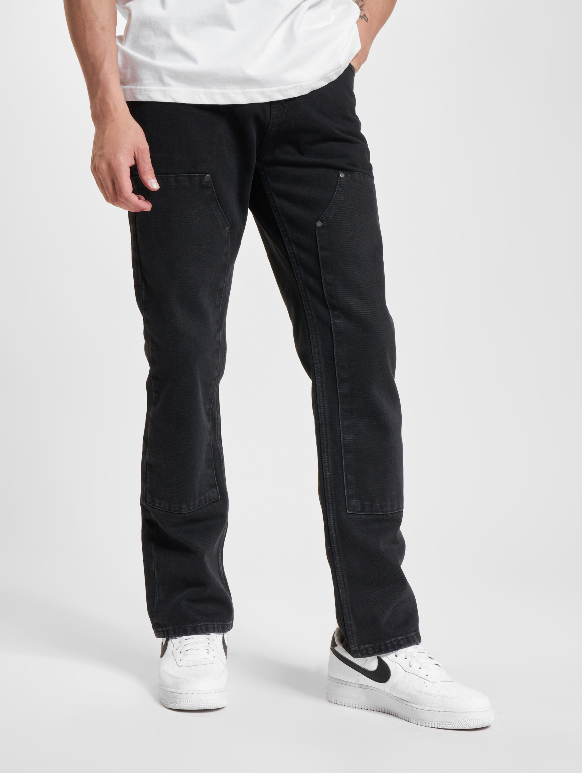 PEGADOR Vinto Carpenter Straight Fit Jeans Männer,Unisex op kleur zwart, Maat 36