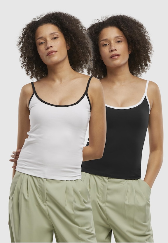 Ladies Contrast Basic-0