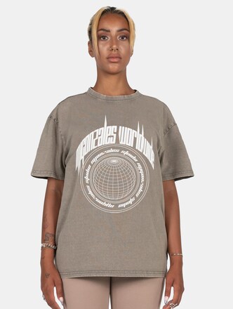 Ladies Worldwide x Acid Washed Heavy Oversized Tee