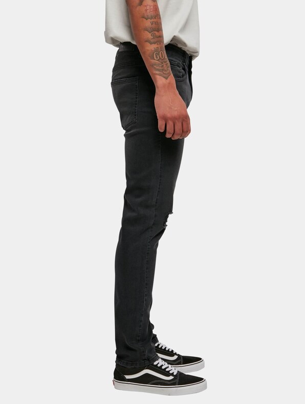 Distressed Strech Denim-1