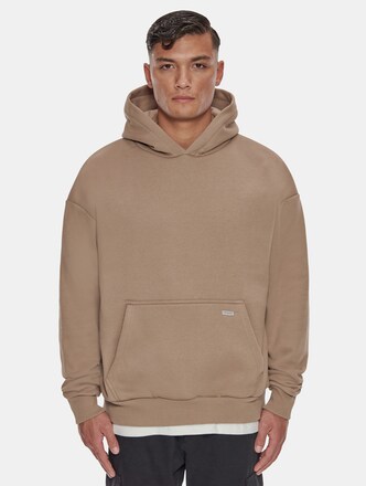 Dropsize Heavy Oversize Flat Back Embo Hoodies