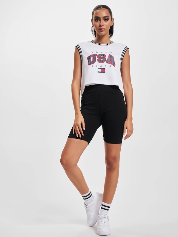 Tommy Jeans Crp Usa Basketball Crop Top-6