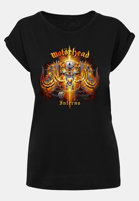 Ladies Motorhead - Inferno Cover Extended Shoulder Tee-4