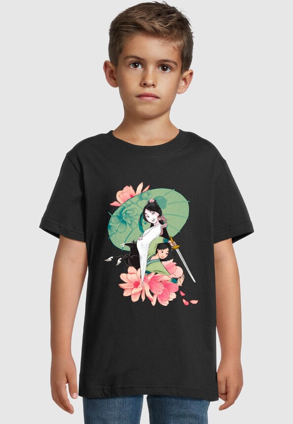 Kids Mulan - Magnolia Collage Basic Tee 2.0-0