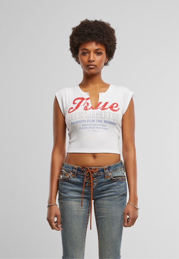 VINTAGE TR V NOTCH RIB TOP-0