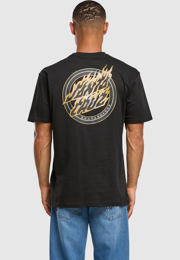 Santa Cruz Holo Flamed Dot T-Shirt-1