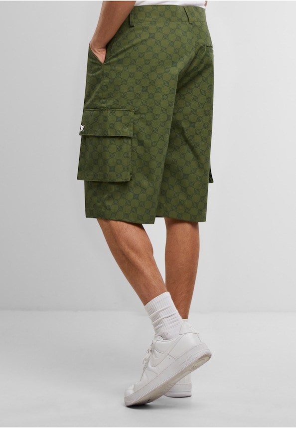 PEQUS Aether Monogram Ripstop Cargo Short-1