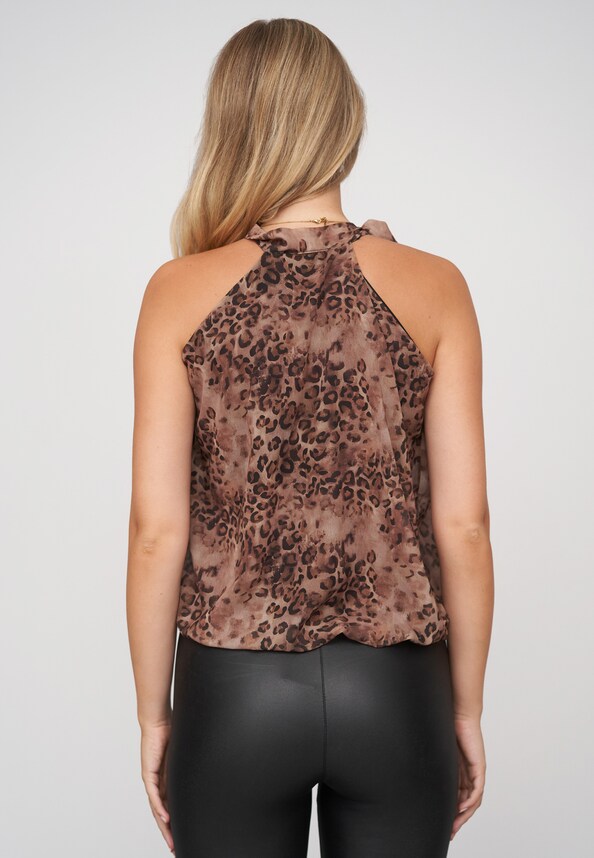 Chiffon Choker Top-1