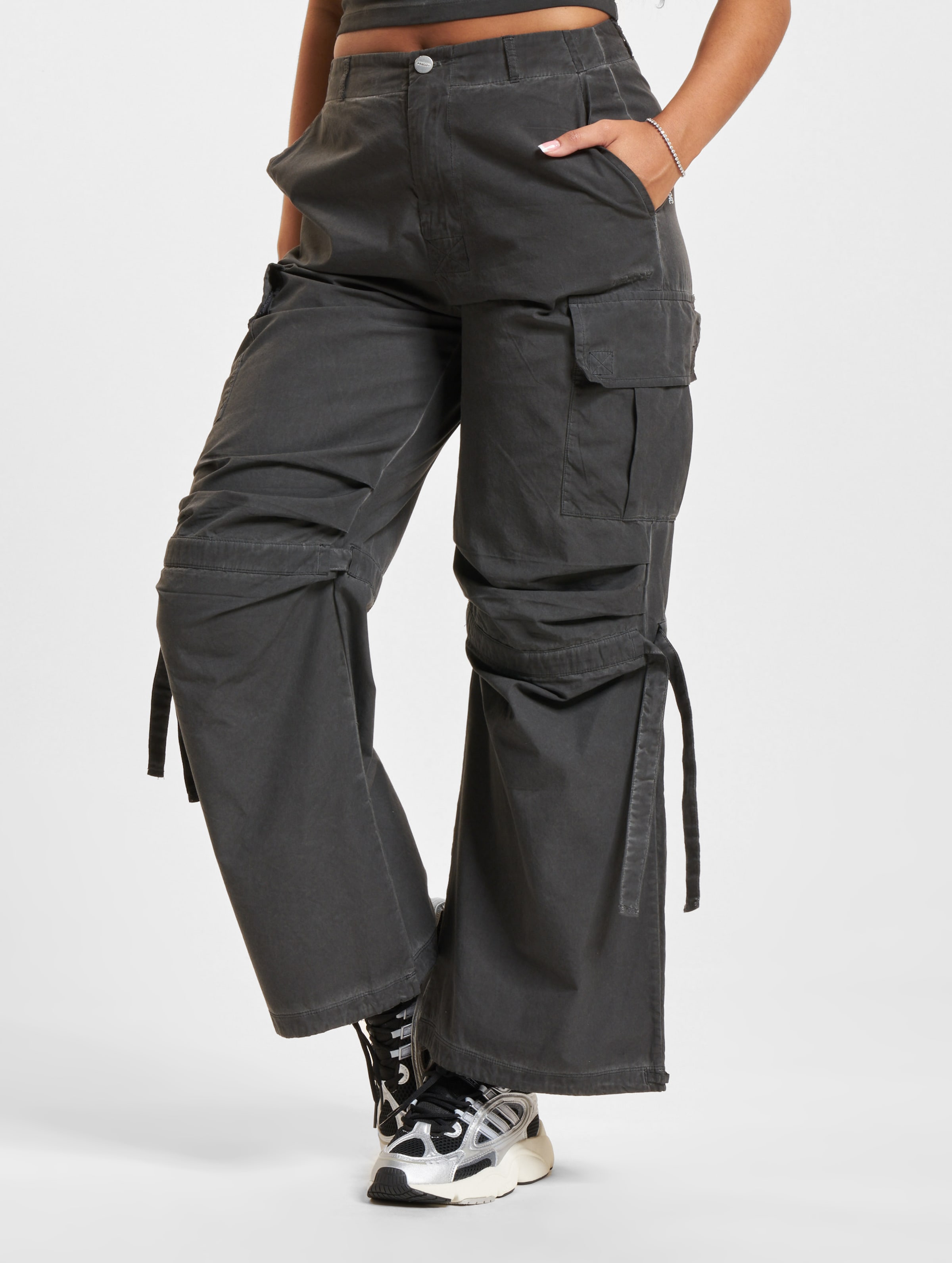 Freddy Pantalone Lungo Cargohosen op kleur zwart, Maat XS