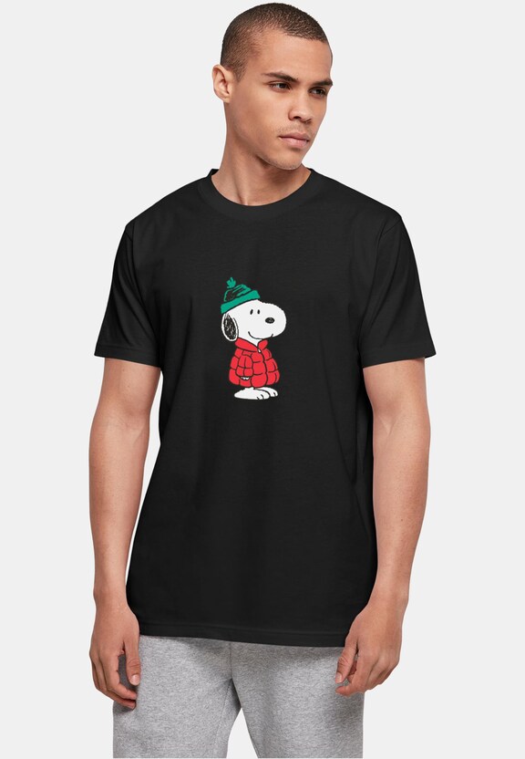 Peanuts Snoopy Dressed Up Basic Round Neck-0
