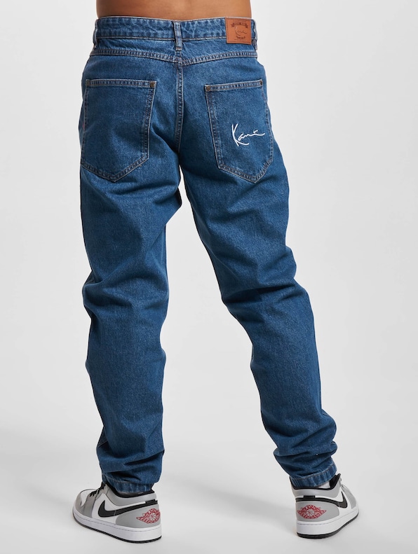 Small Signature Tape Fivepocket Denim Loose Fit-1