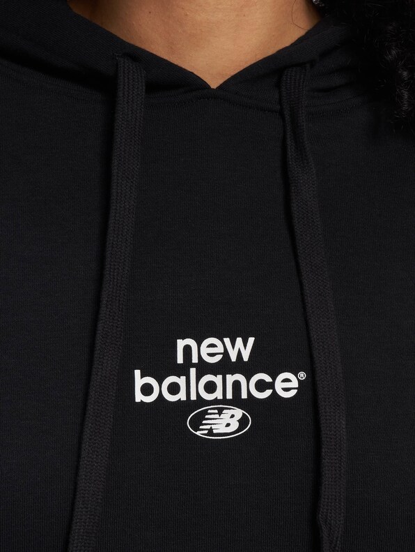 New Balance Essentials Graphic Crop Fleece Hoodie-3